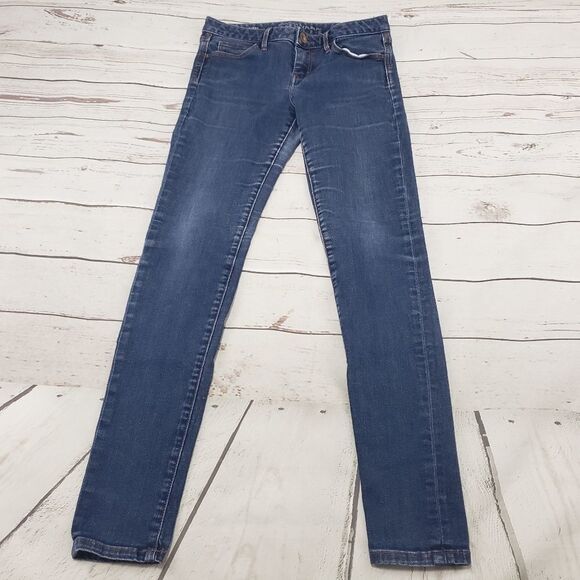 Banana Republic Skinny Jeans Size 25 Distressed - Picture 1 of 7